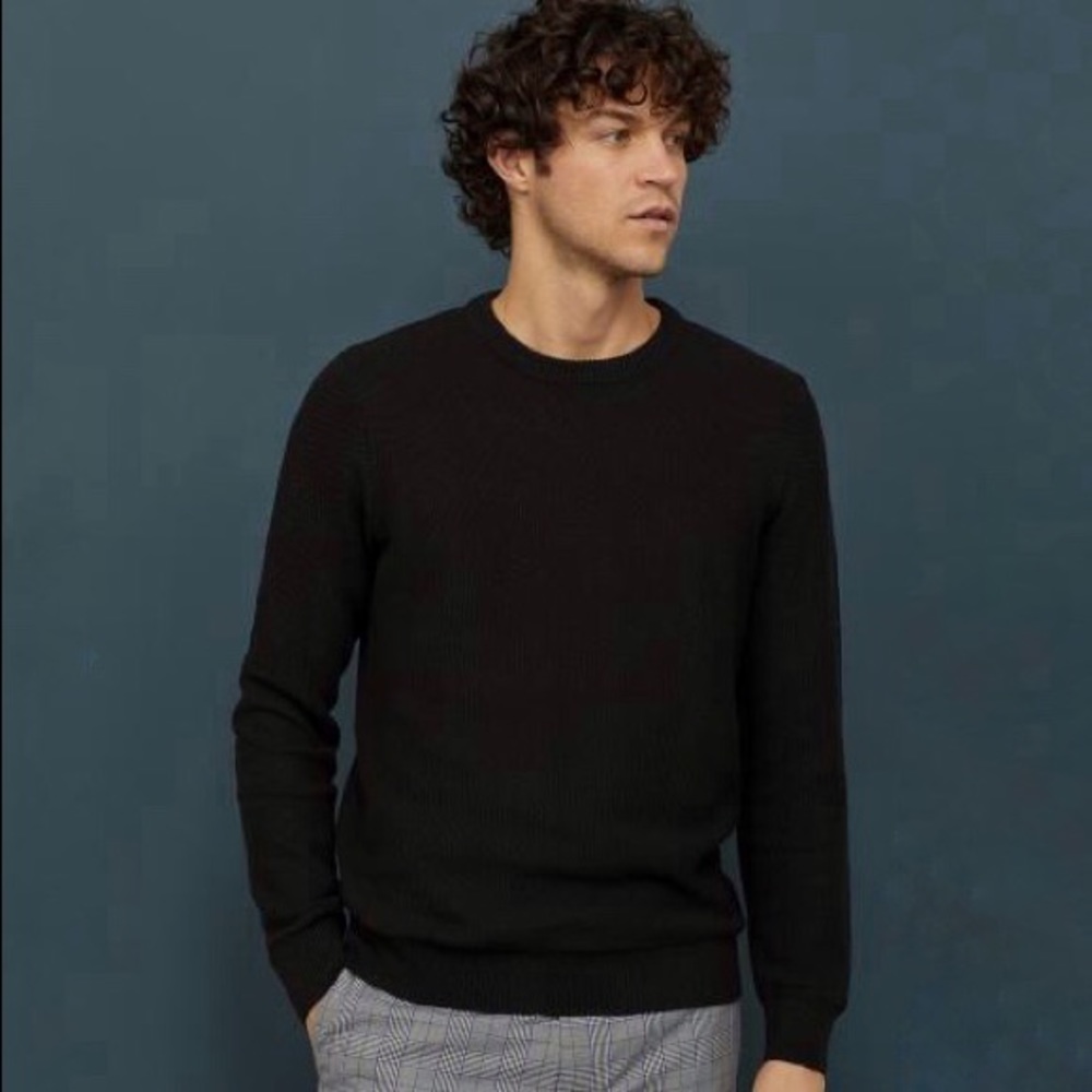 Men’s H&M Black crewneck sweater